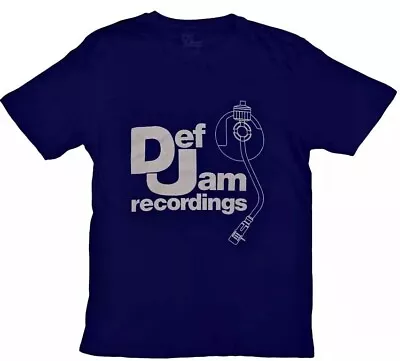 Buy Def Jam Recordings Unisex T-shirt: Logo & Stylus Official Merch New Size Large • 18.97£