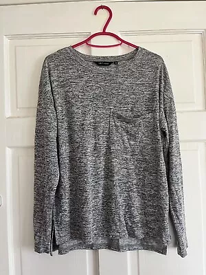 Buy New Look Grey Loose Oversize Long Sleeve Top 8 • 1£
