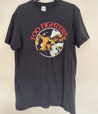 Buy Foo Fighters T Shirt Rare Eagle Rock Band Merch Tee Size Medium Dave Grohl • 13.75£