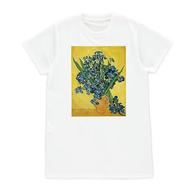 Buy Van Gogh T Shirt Irises Aesthetic Impressionist Art 90s Grunge Pretty Womens Men • 14.99£