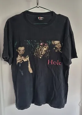 Buy Vintage Hole 1999 Celebrity Skin Tour Band Shirt Medium Giant Courtney Nirvana  • 250£
