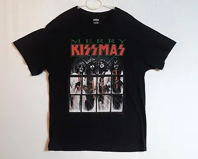 Buy KISS Merry KISSMAS Adult Short Sleeved T-Shirt By Winterland, Pristine Condition • 45£