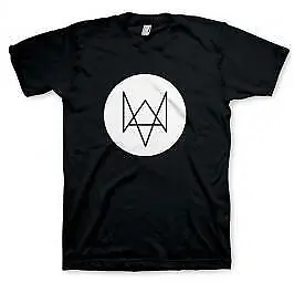 Buy Official Watch Dogs Fox Logo, Black Cotton T-Shirt, Medium Shirt • 9.99£