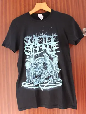 Buy Suicide Silence Black Gildan Heavy Deathcore Music Band Tee T-Shirt RARE Small • 14.99£