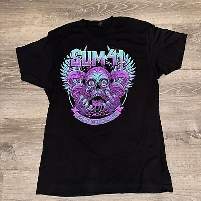 Buy SUM 41 Order In Decline World Tour Concert Tee Men's Black Tultex T-Shirt Large • 23.63£