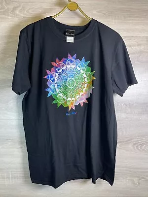 Buy Rick And Morty Psychedelic Print T-shirt Mens Size Large • 7.99£