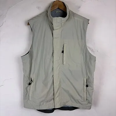 Buy St Michael Mens Medium Sleeveless Utility Bodywarmer Gilet Vintage Beige Jacket • 14.69£