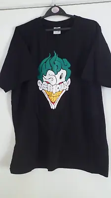Buy The Joker   Seriously   Graphic Print T Shirt Size L ..DC Batman • 6.99£