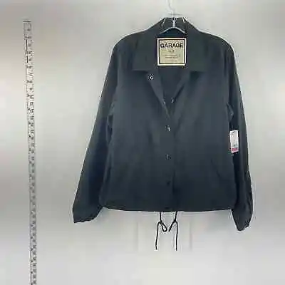Buy Garage Black Snap Button Women's Basic Jacket Size L • 34.74£