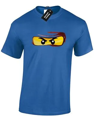 Buy Bricks Ninja Eyes Mens T Shirt Ninjago Funny Design New Premium Quality Gift Top • 7.99£