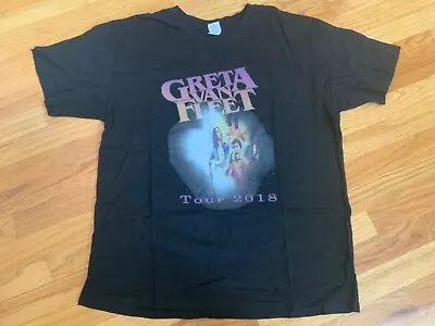 Buy Greta Van Fleet 2018 Official Tour Concert T-Shirt XL Josh Jake Kiszka • 89.03£
