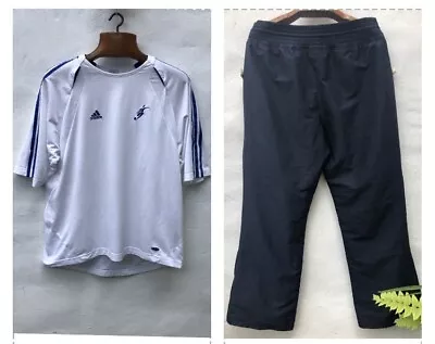 Buy Adidas David Beckham Predator Pulse Mens XL Tracksuit Bottoms & T Shirt Top RARE • 84.99£