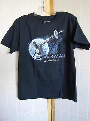 Buy NIB Marvel Studios Spider Man No Way Home Blue Graphic Youth T-Shirt Size 18-20 • 2.35£