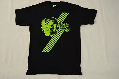 Buy 2000 Ad Judge Dredd Face Bike Stripe T Shirt New Official Comic Book Law Officer • 9.99£