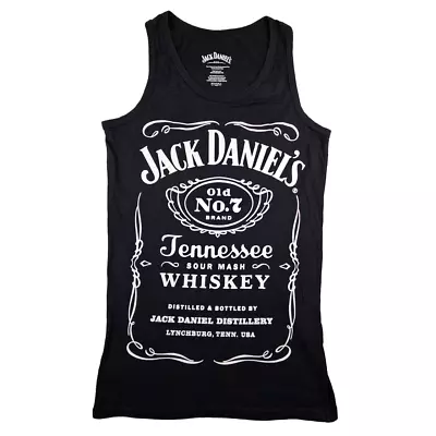 Buy Jack Daniels Tennessee Whiskey Tank Top Size S Black Mens Made In Italy • 16.99£