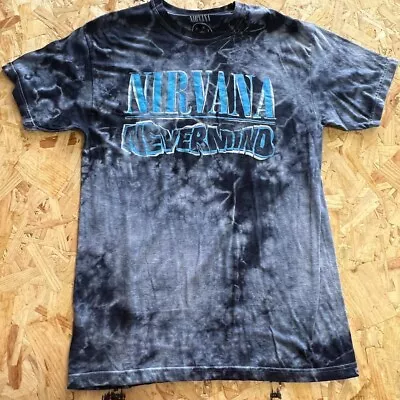 Buy Nirvana T Shirt Medium M Tie Dye Black Mens Graphic Band Music • 7.99£