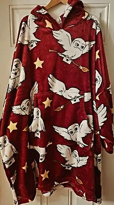 Buy Harry Potter Red Hedwig Oversized Adult Hoodie • 40£