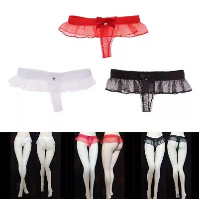 Buy 1/6 Scale Female Thong Lace Underwear T-back For 12in. Phicen Kumik  • 10.57£