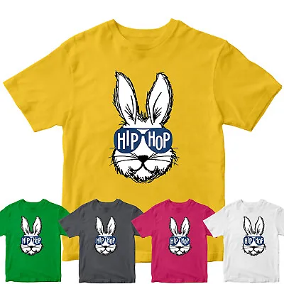 Buy Hip Hop Bunny Hoppy Easter Kids Boys Girls T-Shirts Costume Fancy Dress Top-ED#2 • 7.59£