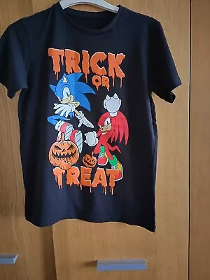 Buy Sonic The Hedgehog Halloween T-shirt Age 11-12 Years. • 6£