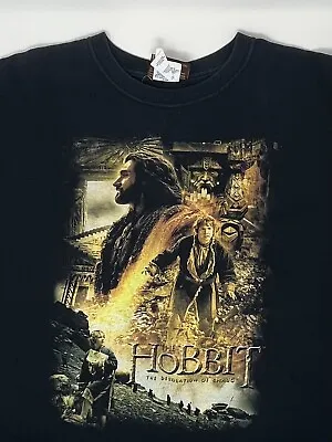 Buy 2014 The Hobbit The Desolution Of Smaug Movie Promo T Shirt (L) • 18.90£