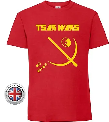 Buy Star Wars Cold War Propaganda Style Tsar Wars Red T Shirt, Unisex+ladies Fitted • 14.99£