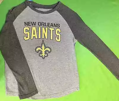 Buy NFL New Orleans Saints L/S Raglan Sleeve T-Shirt Youth Small 8 • 8.99£