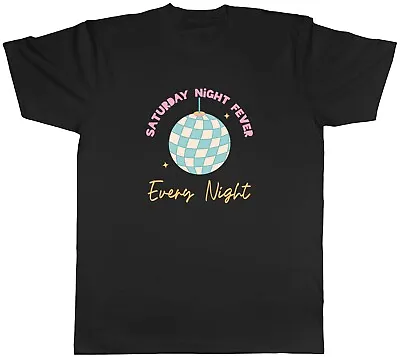 Buy Saturday Night Disco Fever Mens T-Shirt Every Night Funny Dancing Dance Tee Gift • 8.99£