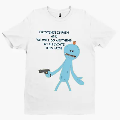 Buy Mr Meeseeks Pain T-shirt - Movie Film TV Funny Sci Fi Space Comedy Rick • 8.39£