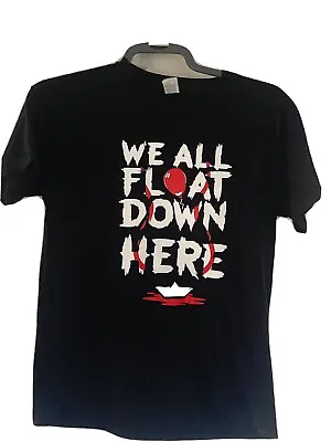 Buy We All Float Down Here (Stephen King’s IT) T-shirt Medium Men • 6.99£
