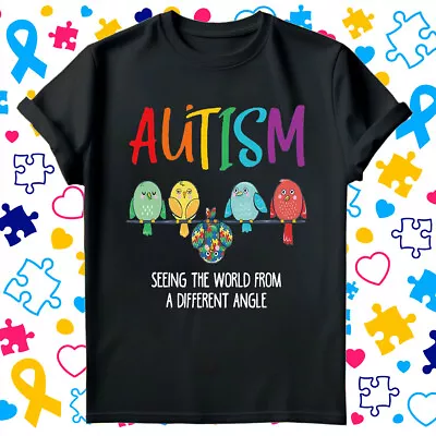 Buy Autism Awareness Day  Seeing The World ASD Disorder Love Acceptance T-Shirt #AD • 8.99£