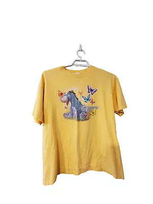 Buy Disney Store Tee Shirt Womens Size 2X USA Yellow Vintage Eeyore • 24.10£