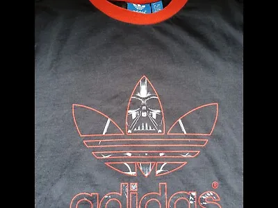 Buy Adidas T-Shirt Darth Vader Star Wars Youth Size 14Y L • 7.13£