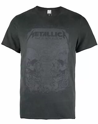 Buy Amplified Metallica The Black Album Men's Adults Grey T-shirt Top • 22.99£