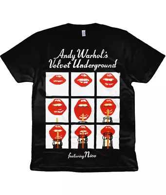 Buy Andy Warhol's Velvet Underground Featuring Nico - 1978 - Organic T Shirt - Black • 19.99£