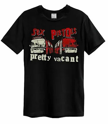 Buy Amplified Sex Pistols Pretty Vacant Mens Black T Shirt Sex Pistols Classic Tee • 19.95£