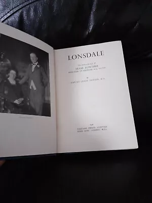 Buy 1946 Lonsdale Hugh Lowther Biography Captain Lionel Dawson First Ed Illustrated • 120£