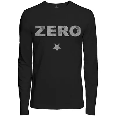 Buy The Smashing Pumpkins Zero Distressed Long Sleeve Shirt NEW OFFICIAL • 21.19£