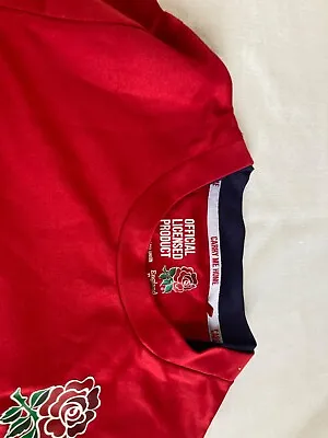 Buy England Rugby Official Boys Tshirt. Age 9-10 In Very Good Condition • 3.99£