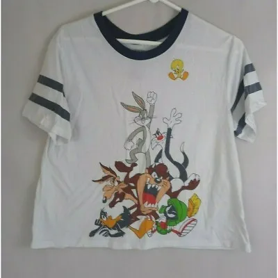 Buy Vintage Looney Tunes Warner Bro. Looney Tunes T-Shirt Size Medium • 23.62£