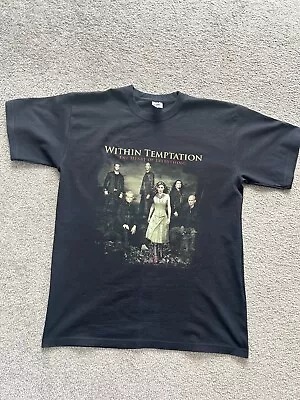 Buy Within Temptation Band T-shirt. Size Medium. P2p 20.5” Great Cond. Heart Album • 3.99£