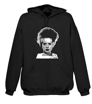 Buy Bride Of Frankenstein Hoody - Horror Movie Karloff Goth Gothic T-Shirt - S-XXL • 24.95£