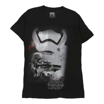 Buy Vintage Star Wars T-Shirt - Medium Black Cotton • 9.69£