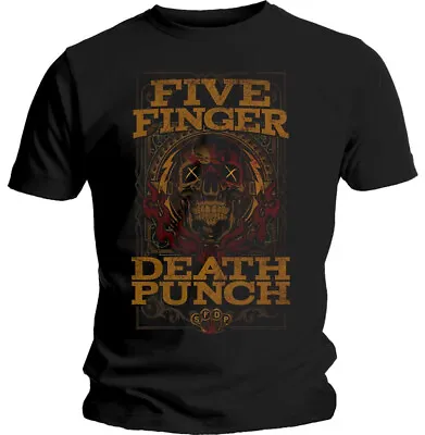 Buy Five Finger Death Punch Wanted Black T-Shirt - OFFICIAL • 16.29£