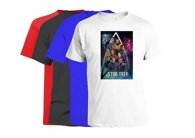 Buy Star Trek Captains T-Shirt All Adult & Kids Sizes Available • 9£