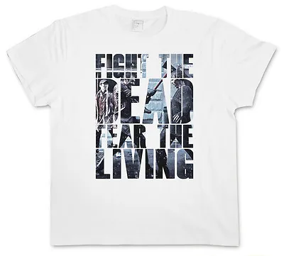 Buy WHITE FIGHT THE DEAD FEAR THE LIVING T-SHIRT - The Walking Daryl Dixon Dead • 17.13£