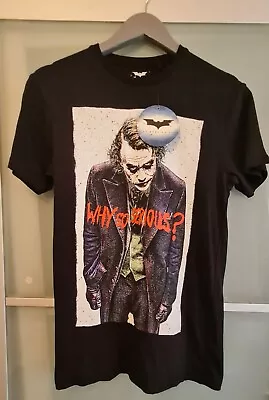 Buy Joker Batman Why So Serious Kids Tshirt Size XS BNWT • 5£