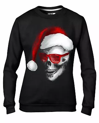 Buy Santa Claus Skull Father Christmas Bah Humbug Women's Sweater  Jumper • 22.95£