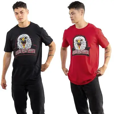 Buy Cobra Kai Mens T-shirt Eagle Fang Logo Short Sleeve Top S-2XL Official • 9.99£