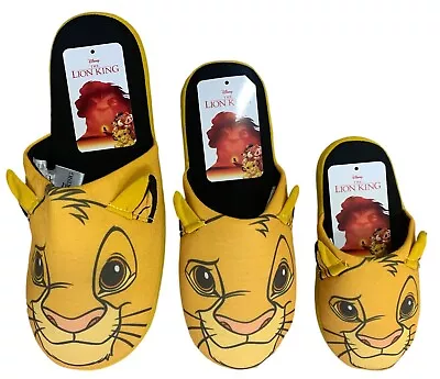 Buy Disney Slippers Mens Ladies Kids The Lion King Mule Slipper Famly Matching Bnwt • 7.95£